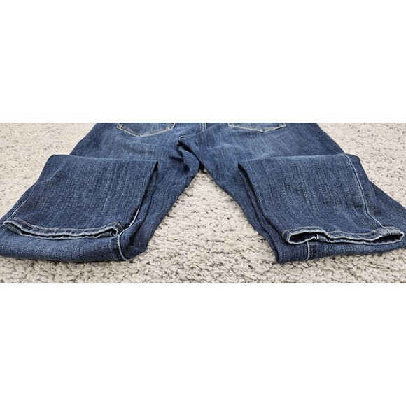 Sundance Womens Primrose Denim Jeans Straight Fit Blue Boyfriend Boho 29 x 28.5 - Picture 9 of 15